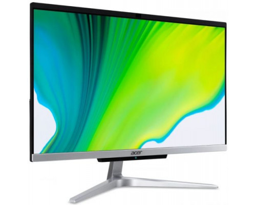 Моноблок 21,5 Acer Aspire C22-420 DQ.BG3ER.002 3050U/4GB/1TB/FullHD/Radeon Graphics/CR/GbitEth/WiFi/BT/65W/клавиатура/мышь/Cam/Endless/серебристый купить QBS.ru