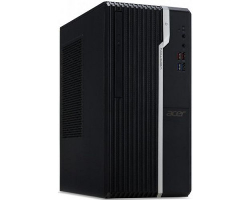 Компьютер Acer Veriton S2680G DT.VV2ER.00C G6405/8GB/256GB SSD/UHD 610/DVD-RW/USB kbd/USB mouse/noOS/black купить QBS.ru