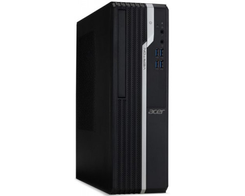 Компьютер Acer Veriton X2670G DT.VTFER.03F i3-10100/4GB/500GB/ UHD Graphics 630/180W/GBitEth/USB kbd/USB mouse/noOS/black купить QBS.ru