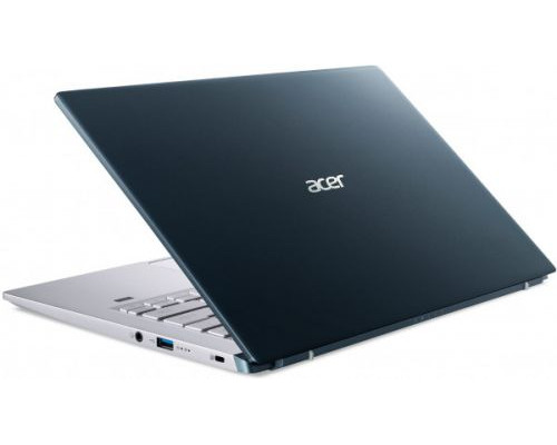 Ноутбук Acer Swift X SFX14-41G-R08J NX.AU1ER.003 Ryzen 5 5500U/8GB/512GB SSD/GTX 1650 4GB/14 FHD IPS/WiFi/BT/cam/noOS/blue/silver купить QBS.ru