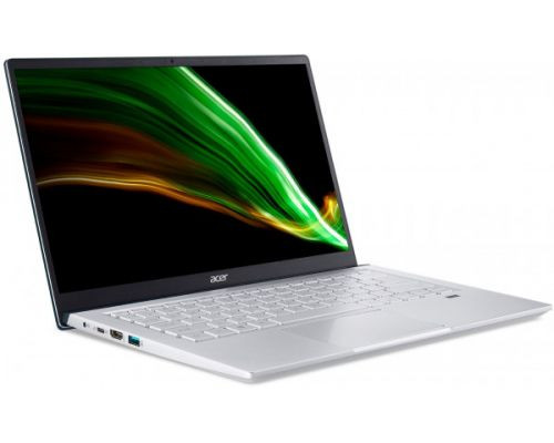 Ноутбук Acer Swift X SFX14-41G-R08J NX.AU1ER.003 Ryzen 5 5500U/8GB/512GB SSD/GTX 1650 4GB/14 FHD IPS/WiFi/BT/cam/noOS/blue/silver купить QBS.ru