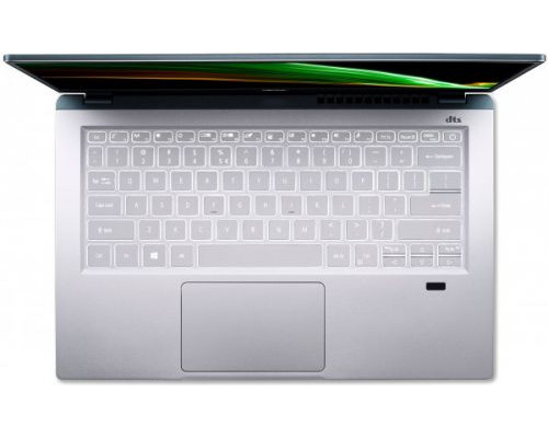 Ноутбук Acer Swift X SFX14-41G-R08J NX.AU1ER.003 Ryzen 5 5500U/8GB/512GB SSD/GTX 1650 4GB/14 FHD IPS/WiFi/BT/cam/noOS/blue/silver купить QBS.ru
