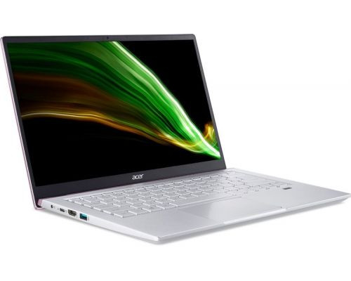 Ноутбук Acer Swift X SFX14-41G-R3KV NX.AC3ER.002 Ryzen 5 5500U/8GB/512GB SSD/GTX 1650 4GB/14 FHD IPS/WiFi/BT/cam/Win11Home/pink/silver купить QBS.ru