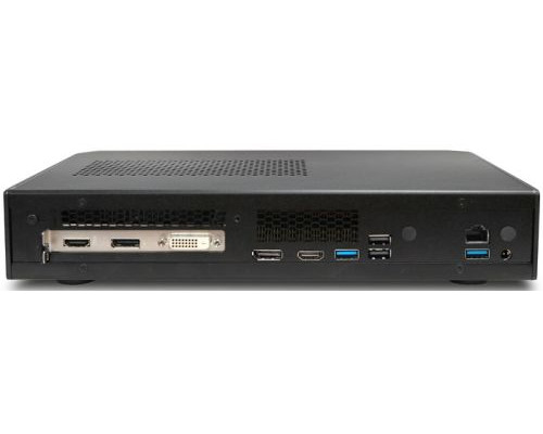 Неттоп Aopen DEV7610 (97.AD100.E0E0) i5-8400, 4GB*2, 128GB SSD, GTX 1650Ti, без ОС, чёрный купить QBS.ru