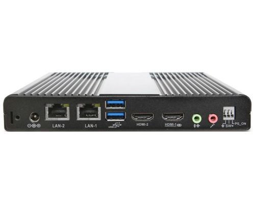 Платформа Aopen DE3450 (491.DEH00.0030) N3450, 2GB*2, 64GB SSD, AiCU/HD Graphics 500, 2*1000 Мбит/с, 4*USB 3.0, 2*HDMI, COM, Win10Home, чёрный купить QBS.ru