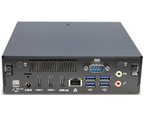 Неттоп Aopen DE6200 (91.DEJ00.E0A0) RX-421BD, 4GB*2, 64GB SSD M.2, Radeon R7, 1000 Мбит/с, 4*USB 3.0, 3*HDMI, COM, без ОС, чёрный купить QBS.ru