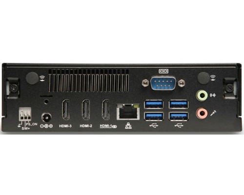 Неттоп Aopen DE6200 (91.DEJ00.E0B0) RX-421BD, 4GB*2, 128GB SSD M.2, Radeon R7, 1000 Мбит/с, 4*USB 3.0, 3*HDMI, COM, без ОС, чёрный купить QBS.ru