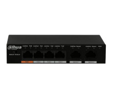 Коммутатор неуправляемый Dahua DH-PFS3006-4ET-60