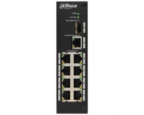 Коммутатор неуправляемый Dahua DH-PFS3110-8T купить QBS.ru