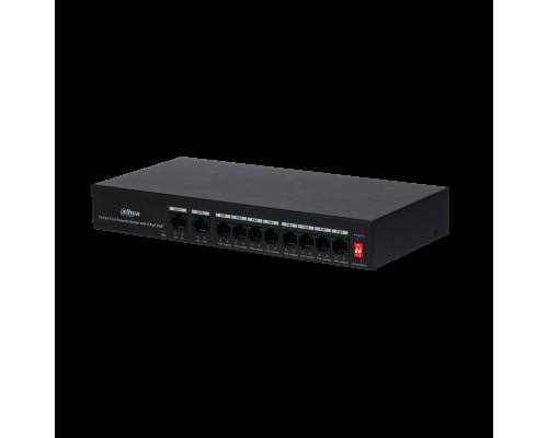 Коммутатор PoE Dahua DH-PFS3010-8ET-65 купить QBS.ru