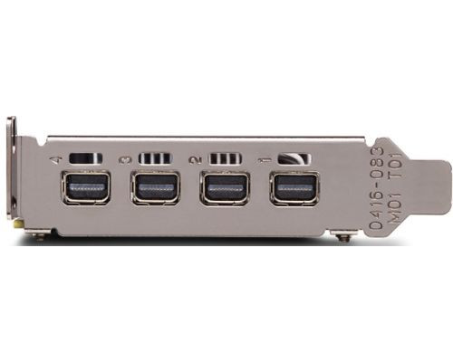 Видеокарта Dell Quadro P1000 490-BDXO PCI-E, 4GB, 128bit, DDR5/mDPx4 oem low profile купить QBS.ru