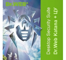 Право на использование (электронно) Dr.Web Desktop Security Suite (Dr.Web Katana), ЦУ, 15 ПК, 1 год