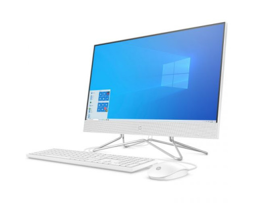 Моноблок 23.8 HP 24-df0033ur 14Q04EA J5040/4GB/256GB SSD/FHD/Intel Internal Graphics/noDVD/kbd mouse wired/Cam/Win10Home/snow white купить QBS.ru