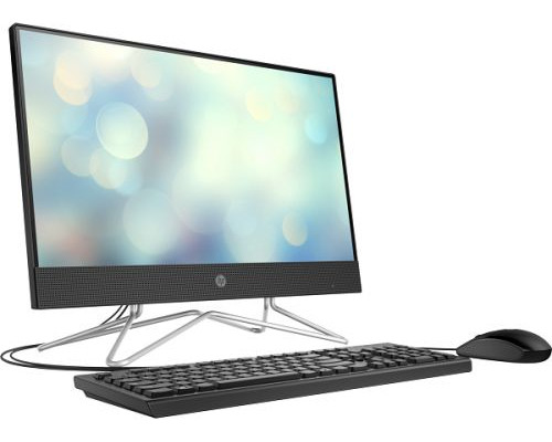 Моноблок 21,5 HP 22-df0057ur 1G1B4EA Athlon 3050U/8GB/256GB SSD/FHD/DOS/black купить QBS.ru