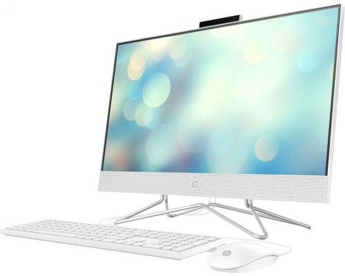 Моноблок 23.8 HP 24-df0029ur 14Q00EA J4025/4GB/128GB SSD/FHD/Intel Internal Graphics/noDVD/kbd mouse wired/Cam/FreeDos/snow white купить QBS.ru