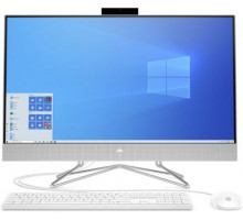Моноблок 23.8'' HP 24-df0020ur AiO 14P91EA Ryzen 3-3250U/4GB/128GB SSD/FHD/noDVD/Intergrated Graphics/Cam/WiFi/snow white/Win10