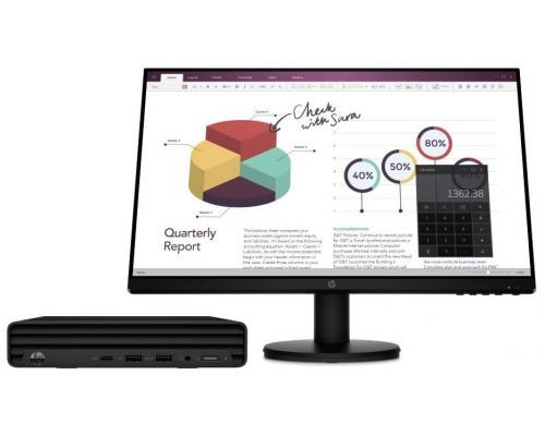Компьютер HP Bundles 260 G4 DM 260P4ES i5 10210U/8GB/256GB SSD PCI/BT/WiFi/Win10Pro + Monitor 23.8 P24v, Quick Release, Spec купить QBS.ru