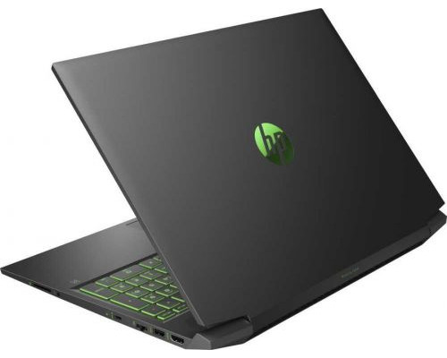 Ноутбук HP Pavilion Gaming 16-a0017ur 22R51EA i5-10300H/8GB/512GB SSD/16.1 FHD/GTX1650 4GB/DOS/black green купить QBS.ru