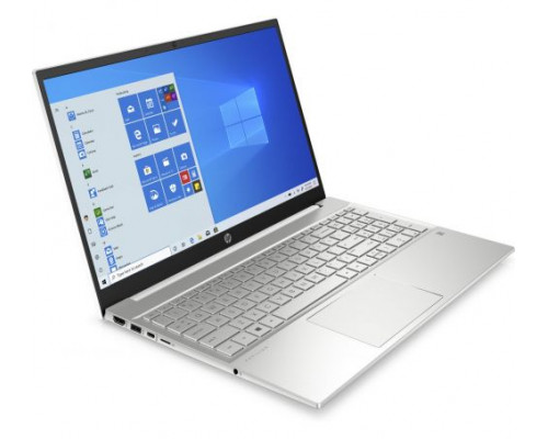 Ноутбук HP Pavilion 15-eh1017ur 3E3V0EA Ryzen 5 5500U/16GB/512GB SSD/Radeon Graphics/15.6/IPS/FHD/WiFi/BT/Cam/Free DOS 3.0/silver купить QBS.ru