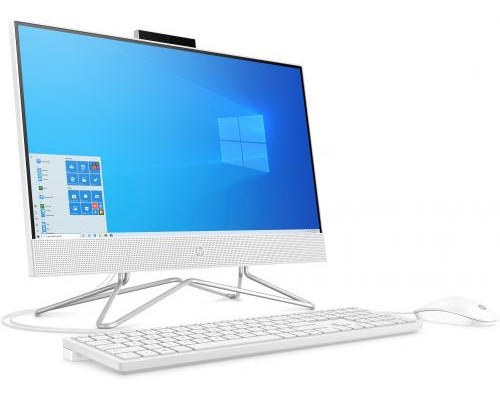 Моноблок 21,5 HP 22-df0046ur AiO 14P75EA Ryzen 3 3250U/4GB/256GB SSD/FHD/noDVD/integrated graphics/Cam/WiFi/Win10 + USB KBD, USB MOUSE/snow white купить QBS.ru