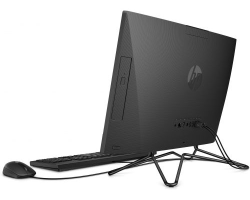 Моноблок 21,5 HP 205 G4 AIO 9US06EA Ath 3050U/8GB/SSD 256GB/RGr/DVDRW/CR/FHD/Win10Pro/GBitEth/WiFi/BT/клавиатура/мышь/Cam/черный купить QBS.ru