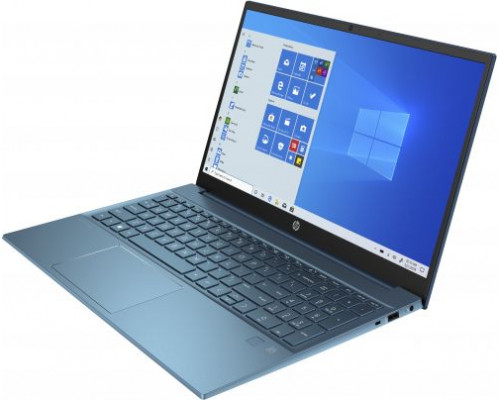 Ноутбук HP Pavilion 15-eg0057ur 2X2T0EA i5 1135G7/8GB/256GB SSD/GeForce MX350 2GB/15.6/IPS/FHD/WiFi/BT/Cam/Win10Home/d.turquoise купить QBS.ru