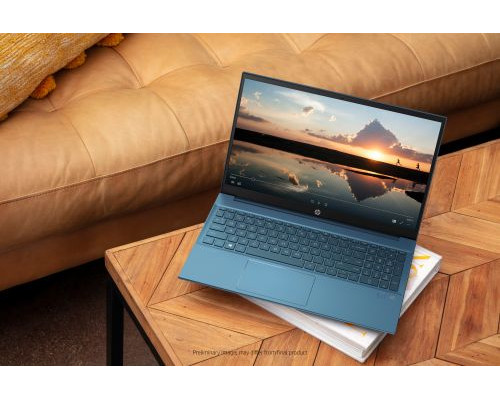 Ноутбук HP Pavilion 15-eg0057ur 2X2T0EA i5 1135G7/8GB/256GB SSD/GeForce MX350 2GB/15.6/IPS/FHD/WiFi/BT/Cam/Win10Home/d.turquoise купить QBS.ru