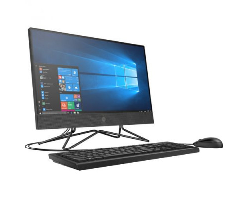 Моноблок 21,5 HP 205 G4 All-in-One NT 47L28EA Silver-3050U/8GB/256GB SSD/DVD/usb kbd/mouse/WiFi/BT/RTF Card/cam/Win10Pro/iron gray купить QBS.ru