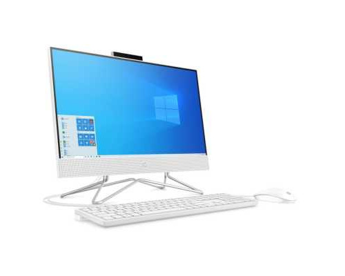 Моноблок 21,5 HP 205 G4 All-in-One NT 47L29EA Silver-3050U/8GB/256GB SSD/DVD/usb kbd/mouse/WiFi/BT/RTF Card/cam/Win10Pro/snow white купить QBS.ru