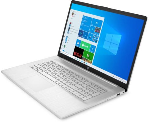 Ноутбук HP 17-cp0096ur 4E2G9EA Ryzen 5 5500U/8GB/512GB SSD/noODD/17.3 FHD/WiFi/BT/cam/Win10Home/silver купить QBS.ru