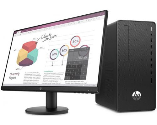 Компьютер HP Bundle 290 G4 4U602ES i5 10500/16GB/512GB SSD/noDVD/UHD graphics 630/GbitEth/DOS/black + monitor P24v купить QBS.ru