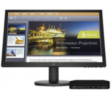 Компьютер HP Bundle ProDesk 400 G6 36T58ES G5905T, 4GB, 128GB SSD, UHD graphics 610, GbitEth, 65W, USB kbd, USB mouse, DOS, black, монитор в комплекте