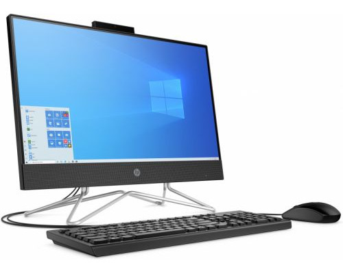 Моноблок 21,5 HP 22-df0146ur NT 5D1X0EA Ryzen 3 3250U/4GB/256GB SSD/Radeon Graphics/FHD/wired kbd/mouse/cam/Win11Home/jet black купить QBS.ru
