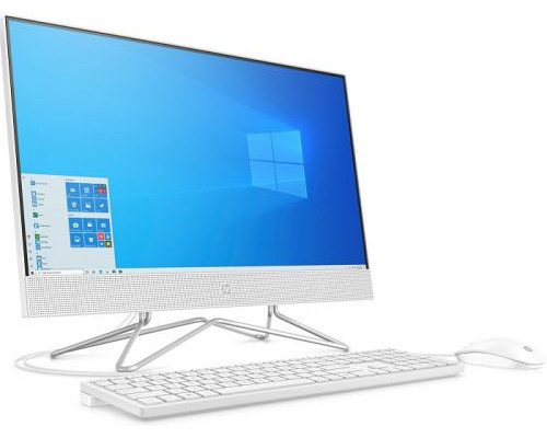 Моноблок 23.8 HP 24-df1063ur 5D1Z9EA i3-1125G4/8GB/256GB SSD/UHD graphics/noDVD/1920x1080/USB kbd/USB mouse/WiFi/BT/cam/Win11Home/snow white купить QBS.ru