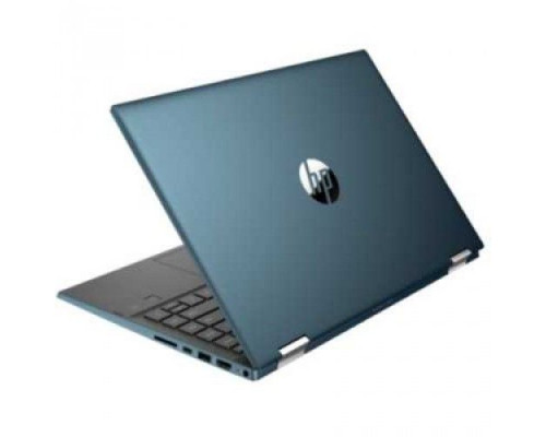 Ноутбук HP Pavilion x360 14-dy0006ur 3B3Q7EA i3-1125G4/8GB/256GB SSD/noODD/14 FHD IPS/UHD graphics/WiFi/BT/cam/DOS/spruce blue купить QBS.ru