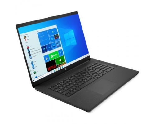 Ноутбук HP 17-CN0097UR 4E1V2EA N4020/8GB/256GB SSD/17.3 HD+/UHD Graphics 600/WiFi/BT/cam/DOS/чёрный купить QBS.ru