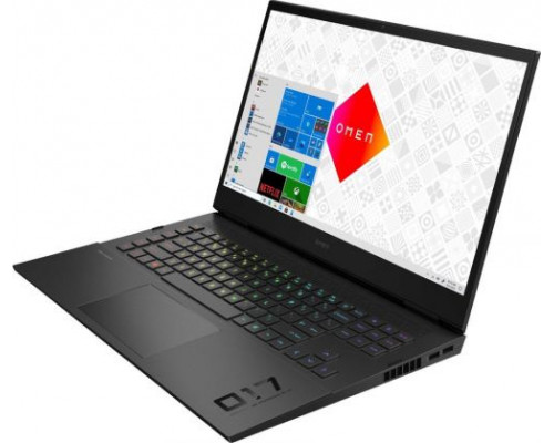 Ноутбук HP Omen 17-ck0047ur 4E1C9EA i7 11800H/16GB/1TB SSD/GeForce RTX 3070 8GB/17.3 2560*1440/WiFi/BT/cam/DOS/black купить QBS.ru