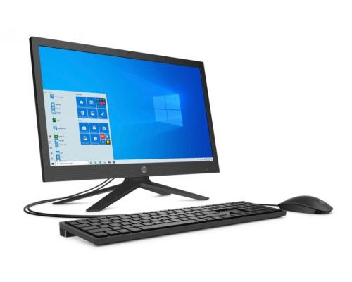 Моноблок 20,7 HP 21-b1029ur NT 5D478EA Ryzen 3 3250U/8GB/256GB SSD/Radeon Graphics/FHD/noDVD/USB kbd/mouse/cam/Win11Home/jet black купить QBS.ru