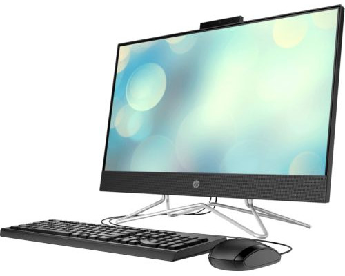 Моноблок 23.8 HP 24-df1068ur AiO 5D204EA i3 1125/8GB/512GB SSD/noDVD/UHD Graphics/cam/WiFi/USB kbd/USB mouse/Win11Home/Jack Black купить QBS.ru