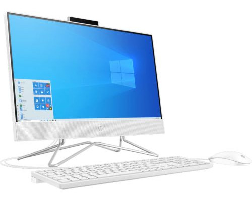 Моноблок 23.8 HP 22-df1051ur 496X3EA i5-1135G7/8GB/512GB SSD/Iris Xe Graphics/noDVD/kbd/mouse wired/cam/Win10Home/snow white купить QBS.ru