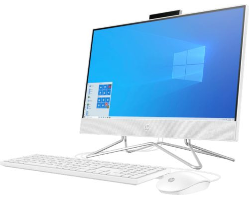 Моноблок 21,5 HP 22-df0134ur AiO 5D1R7EA J4025/4GB/128GB SSD/noDVD/UHD Graphics 600/FHD/cam/WiFi/USB kbd/USB mouse/Win11Home/snow white купить QBS.ru