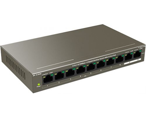 Коммутатор PoE IP-Com F1110P-8-102W купить QBS.ru