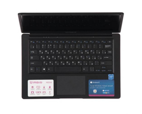 Ноутбук Irbis NB264 N4020/4GB/128GB eMMC/UHD Graphics 600/14.1 1920*1080/cam/WiFi/BT/Win10Pro купить QBS.ru