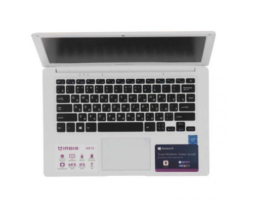 Ноутбук Irbis NB70 J3455/4GB/64GB/13.3 1920*1080/UHD Graphics 500/WiFi/BT/Win10Home купить QBS.ru