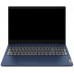 Ноутбук Lenovo IdeaPad 3 15ARE05 81W40070RK Ryzen 5 4500U/8GB/SSD 256GB/Radeon Graphics/15.6 FHD/WiFi/BT/Cam/noOS/blue купить QBS.ru