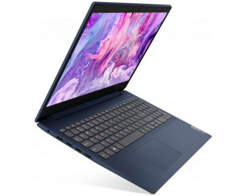 Ноутбук Lenovo IdeaPad 3 15ARE05 81W40070RK Ryzen 5 4500U/8GB/SSD 256GB/Radeon Graphics/15.6 FHD/WiFi/BT/Cam/noOS/blue купить QBS.ru
