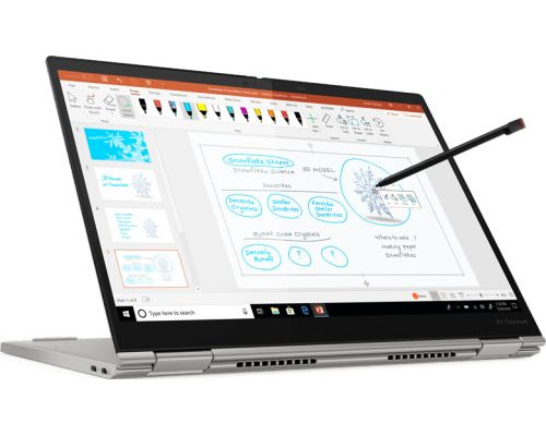 Ноутбук Lenovo ThinkPad X1 Titanium Yoga Gen 1 20QA001HRT i5-1130G7/16GB/256GB SSD/13.5 QHD/intel iris xe graphics/Cam/Win10Pro/серый купить QBS.ru