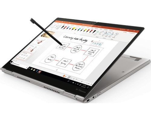 Ноутбук Lenovo ThinkPad X1 Titanium Yoga Gen1 20QA001SRT i7-1160G7/16GB/512GB SSD/13.5 QHD/Intel Iris Xe Graphics/4G LTE/Win10Pro/серый купить QBS.ru