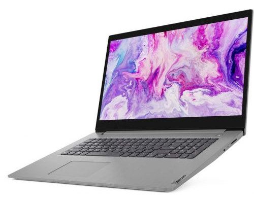 Ноутбук Lenovo IdeaPad 3 17ADA05 81W2008YRU 3150U/8GB/512GB SSD/Radeon graphics/17.3 HD+/noDVD/WiFi/BT/Cam/Win10Home/platinum grey купить QBS.ru