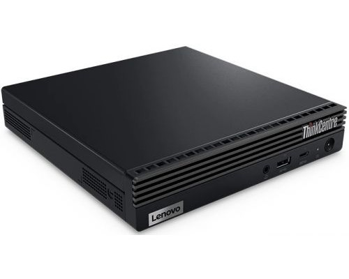 Компьютер Lenovo ThinkCentre Tiny M60e slim 11LV0029RU i5 1035G1/8GB/256GB SSD/WiFi/BT/клавиатура/мышь/noOS/черный купить QBS.ru